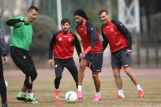 پورعلیگنجی در تمرین پرسپولیس+عکس