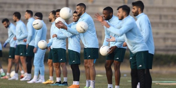 تمرین اختیاری استقلالی ها در ورزشگاه آرارات