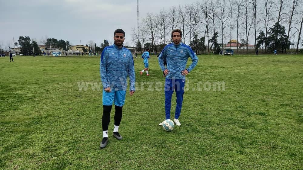 حضور مرادمند و یزدانی در تمرین ملوان/عکس
