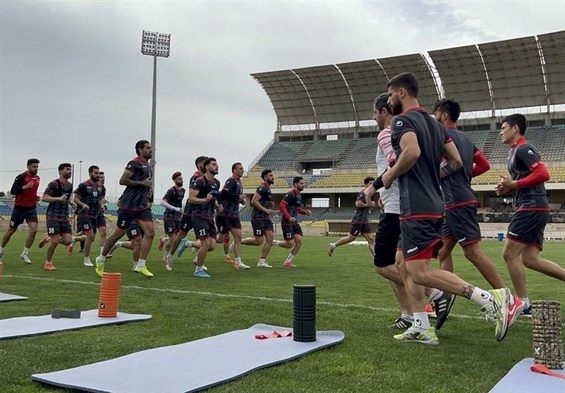 گزارش تمرین پرسپولیس