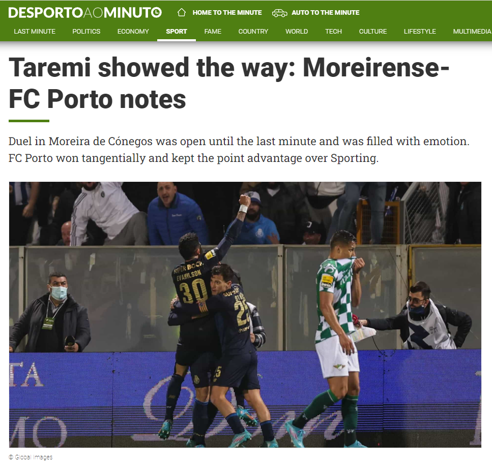 تمجید جالب رسانه پرتغالی از طارمی تمجید جالب رسانه پرتغالی از طارمی