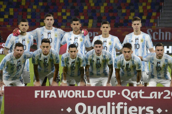 اولین بازی آرژانتین، پس از مرگ مارادونا+عکس