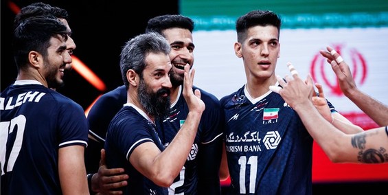 هت‌تریک والیبال ایران در هفته دوم