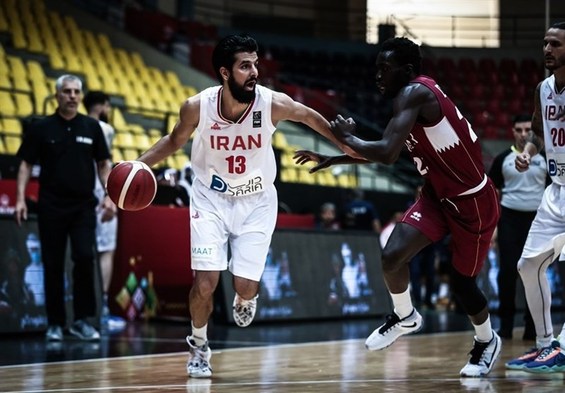 بسکتبال انتخابی کاپ آسیا| پیروزی آسان ایران مقابل قطر