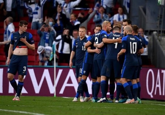 یورو ۲۰۲۰| پیروزی فنلاند مقابل دانمارک در شب اتفاق تلخ برای اریکسن