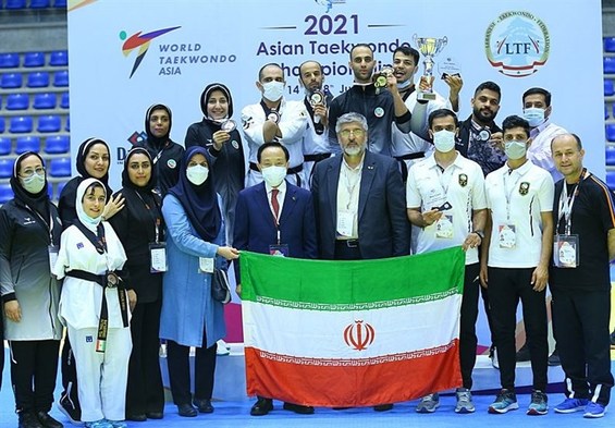 پاراتکواندو قهرمانی آسیا| ایران با شایستگی قهرمان شد