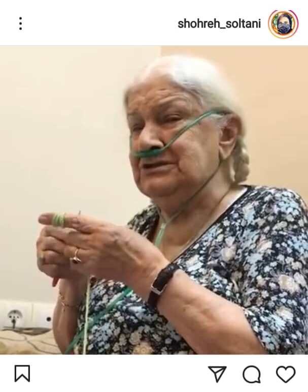 شهره سلطانی از تاثیر قطعی برق بر قطعشدن نفس مادرش گفت