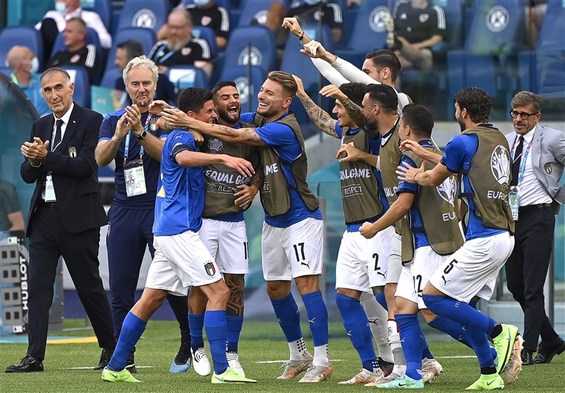 یورو ۲۰۲۰| تاریخ‌سازی تیم ملی ایتالیا با پیروزی مقابل ولز