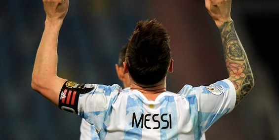 وقتی مسی با پای زخمی برای آرژانتین جنگید+عکس