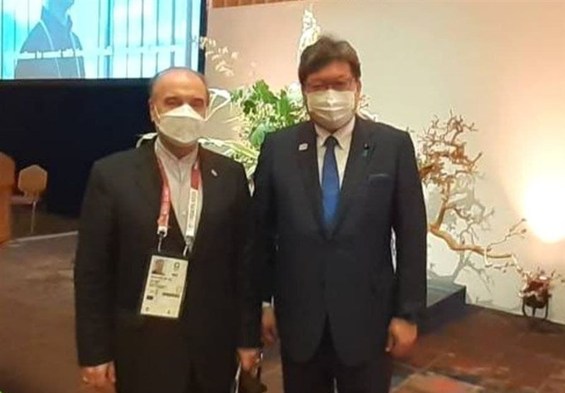 المپیک ۲۰۲۰ توکیو| دیدار سلطانی‌فر با وزیر ورزش ژاپن