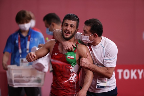 اطری و یزدانی در نیمه نهایی المپیک  ۲ روس مقابل ۲ آزادکار ایرانی