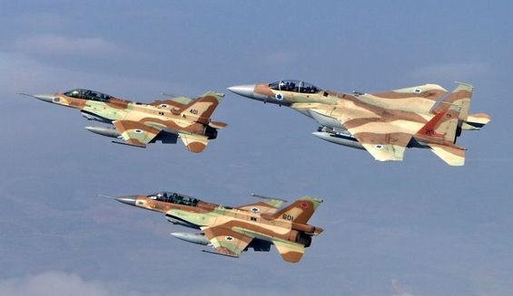 جنگنده های اسرائیلی به پرواز درآمدند