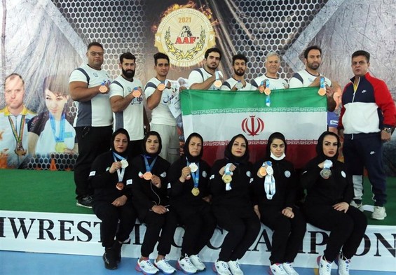 عنوان سومی ایران در مسابقات مچ‌اندازی قهرمانی آسیا با کسب ۳۱ مدال