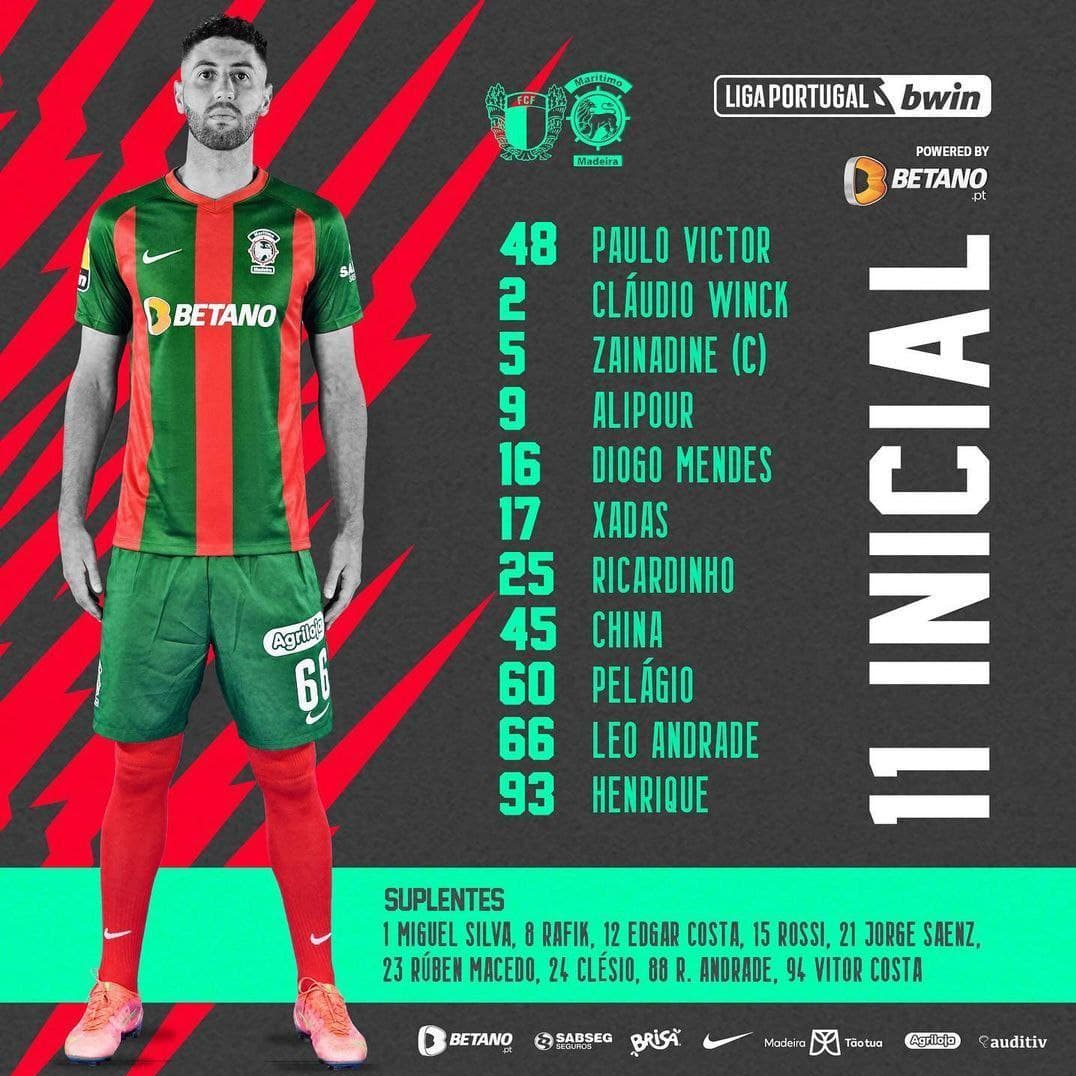لیگ فوتبال پرتغال| علیپور در ترکیب ماریتیمو مقابل فامالیکائو