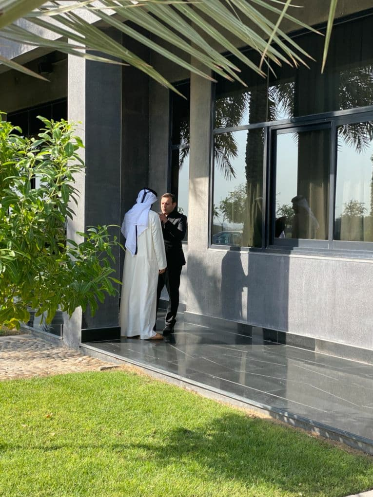 دیدار عزیزی&zwnj;خادم با همتای اماراتی: فلسفه فوتبال باید از سیاست دور باشد