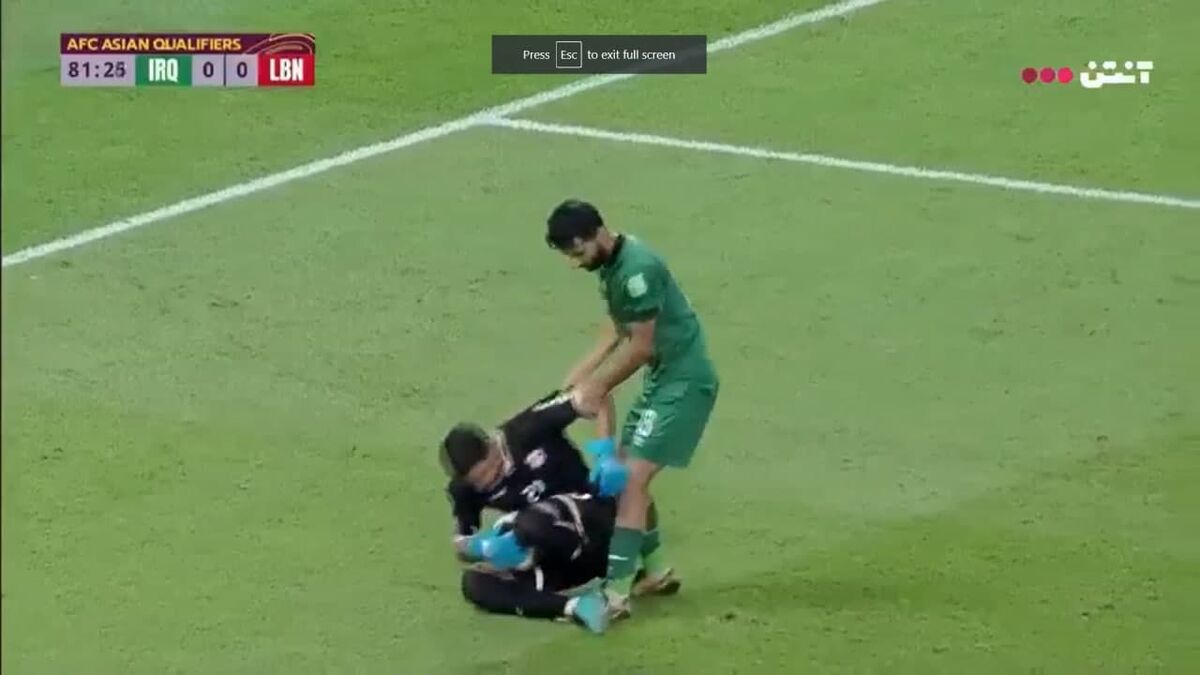 ۶ تصویر از جنجال دیشب بشار رسن/ حرکت جالب ستاره پرسپولیسی در درگیری