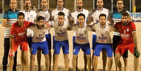 لیگ برتر فوتبال ساحلی| قهرمانی گلساپوش در یک بازی تشریفاتی