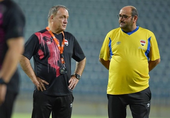 اخراج مدیر، مربی و یک بازیکن از تیم ملی فوتبال عراق و بازگشت راضی شنیسل