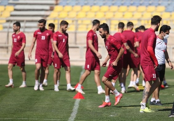 گزارش تمرین پرسپولیس