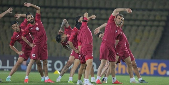تمرین امروز پرسپولیس نیمه کار ماند