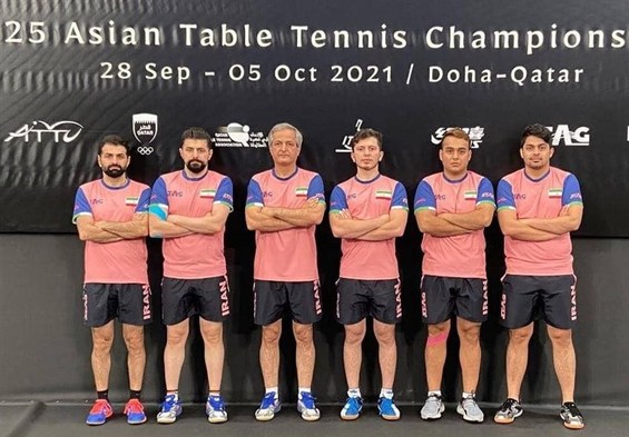 تنیس روی میز قهرمانی آسیا| عنوان پنجمی تیم مردان ایران و ثبت بهترین نتیجه در تاریخ