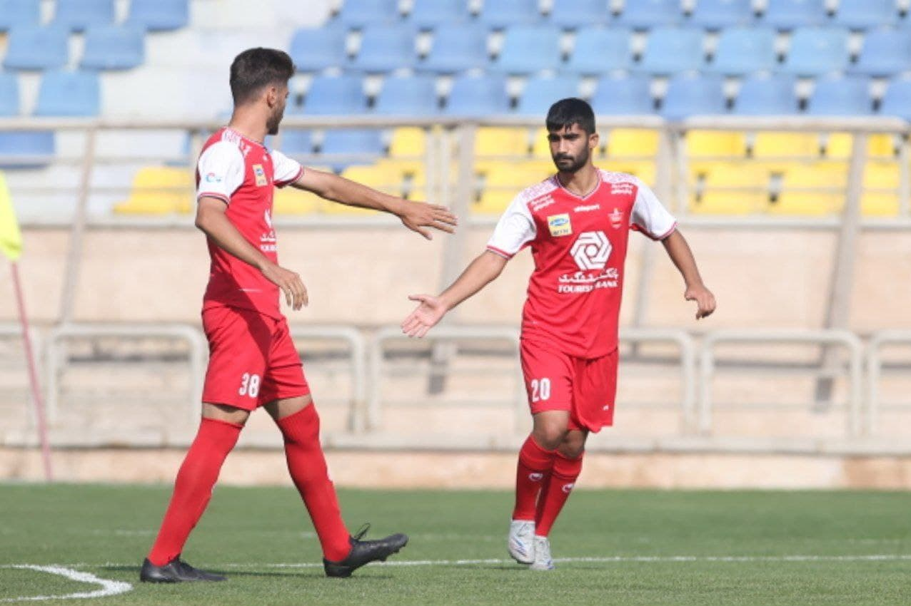 برتری پرسپولیس مقابل حریف دسته دومی+عکس
