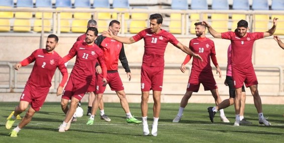 گزارش تمرین پرسپولیس