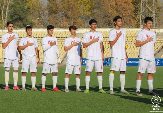 قهرمانی تیم فوتبال زیر ۱۵ سال ایران در مسابقات کافا
