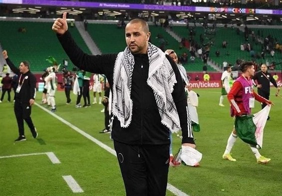 سرمربی الجزایر قهرمانی تیمش در جام عرب را به مردم فلسطین تقدیم کرد
