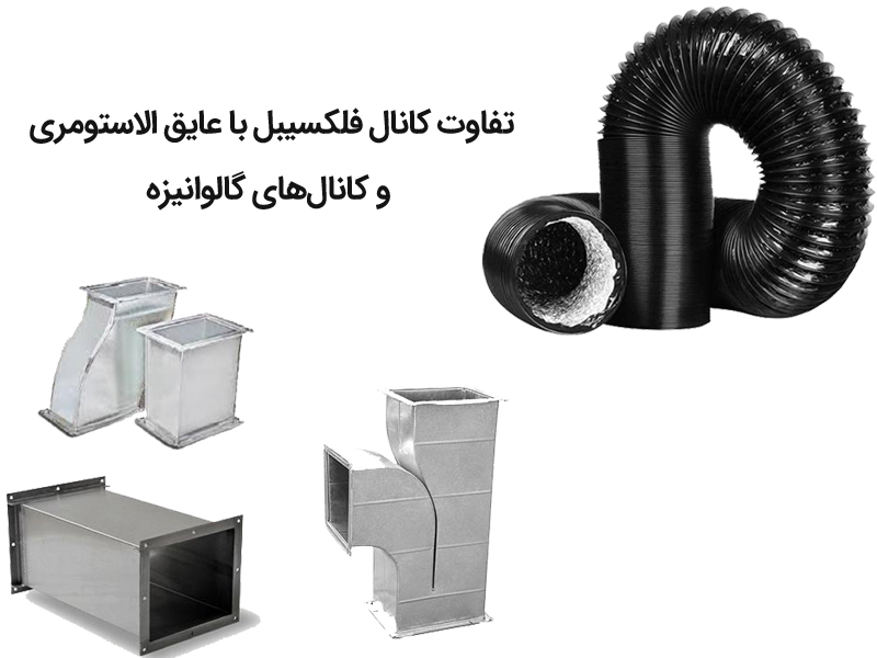 10 تفاوت کانال فلکسیبل با عایق الاستومری و کانالهای گالوانیزه 10 تفاوت کانال فلکسیبل با عایق الاستومری و کانالهای گالوانیزه