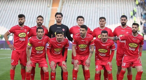 بازیگر معروف تماشاگر بازی پرسپولیس+عکس