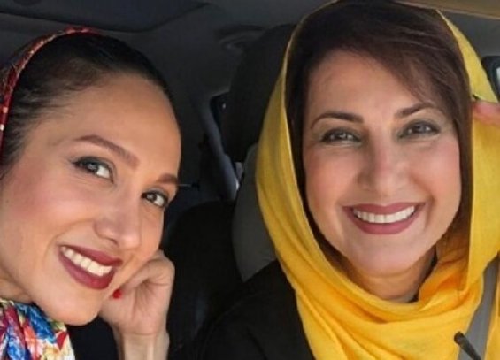 فاطمه گودرزی در کنار دخترش+ عکس