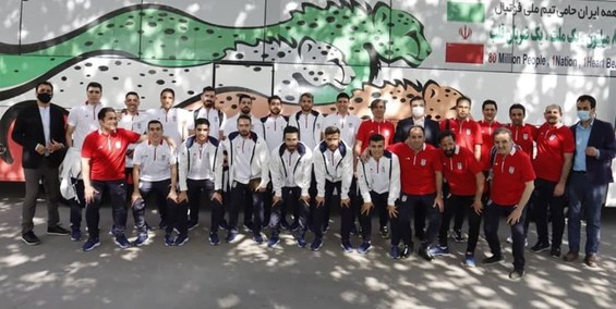 مراسم بدرقه تیم ملی با حضور اصولی +عکس