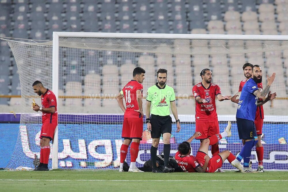 اتفاق عجیب در صحنه گلزنی آرمان رمضانی مقابل نساجی/عکس