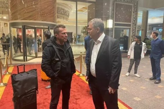 دیدار اسکوچیچ با اسطوره فوتبال آلمان+عکس