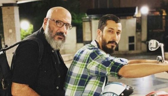امیر جعفری و بهرام افشاری سیاهپوش شدند+ عکس