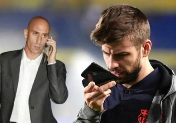 افشای بخش دیگری از مکالمات جنجالی پیکه و رئیس فدراسیون فوتبال اسپانیا