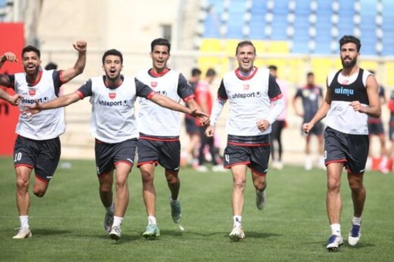 گزارش تمرین پرسپولیس +کس