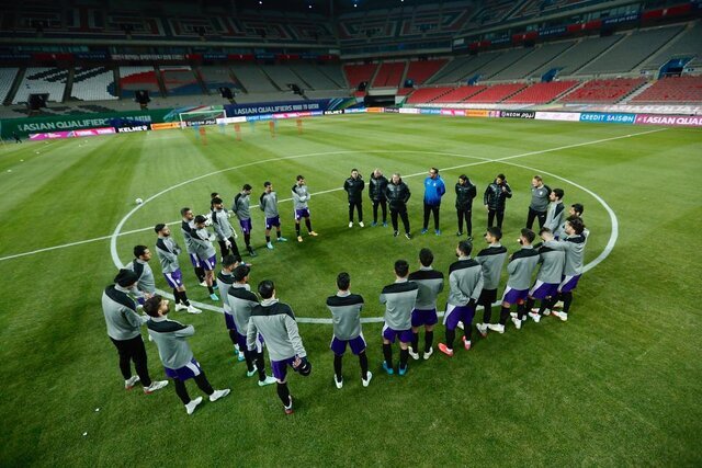 آخرین تمرین تیم ملی قبل از بازی با کره&zwnj;جنوبی/عکس