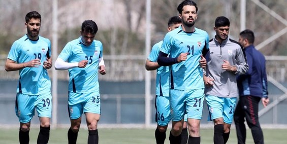 برگزاری اولین تمرین تیم ملی فوتبال در مشهد