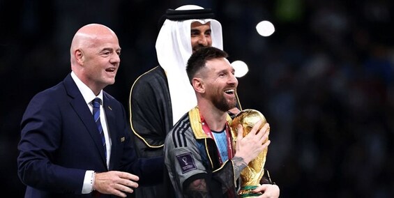 داستان مسی با لباس عربی در جام جهانی قدیمی از آب درآمد+عکس