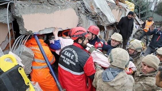 آمار جان باختگان زلزله در ترکیه و سوریه اعلام شد