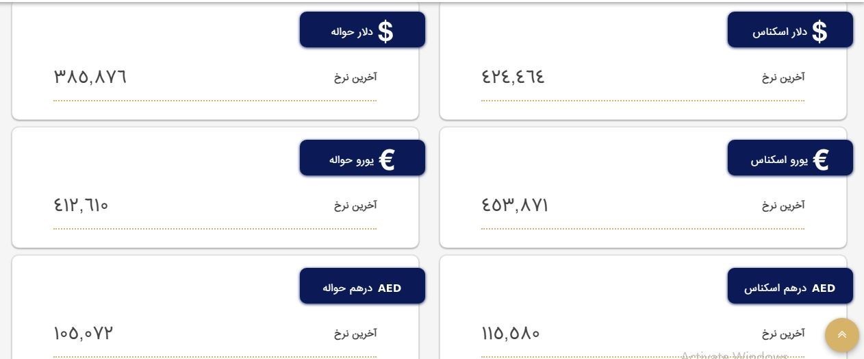 قیمت دلار , قیمت ارز ,