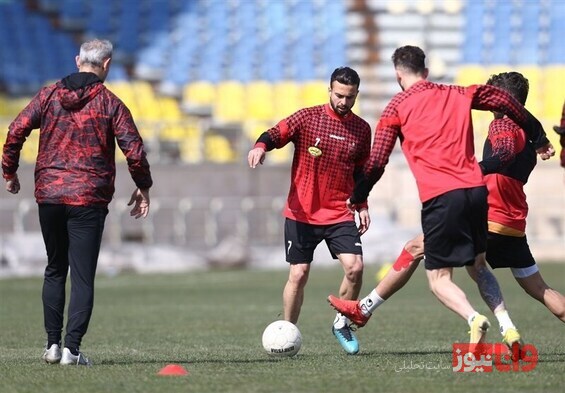 گزارش آخرین تمرین پرسپولیس