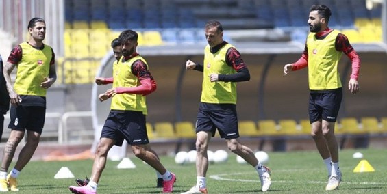 گزارش تمرین پرسپولیس