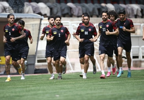 گزارش تمرین پرسپولیس