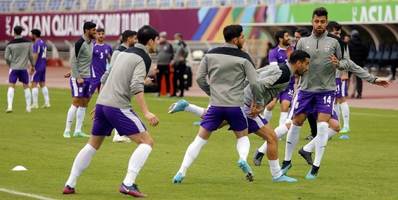 تغییر محل تمرین تیم ملی در دوحه