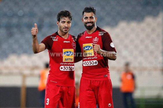 تهدید شجاع خلیل زاده توسط مدافع پرسپولیسی+عکس