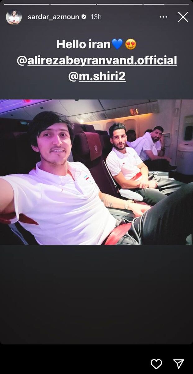 عکس| اولین پیام ۳ ملی پوش پس از بازگشت به ایران