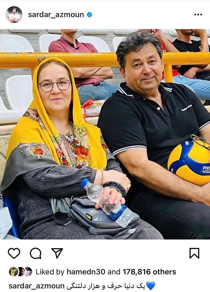 عکس| دل مهاجم شاخص تیم ملی ایران برای چه کسانی تنگ شد؟